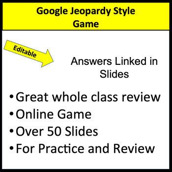 Ecosystems Science Review And NGSS Test Prep Jeopardy Science Game