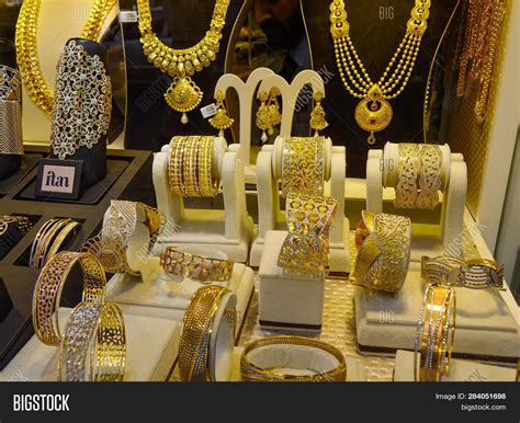 Gold Jewelry Display Image And Photo Free Trial Bigstock