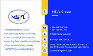 Jobs At Msvl Group Brightermonday