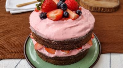 Naked Cake De Morango Receiteria