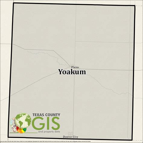 Yoakum County GIS Shapefile and Property Data - Texas County GIS Data