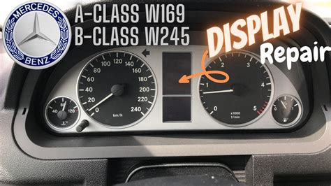 Repaired Display Mercedes A Class W B Class W Cluster Screen