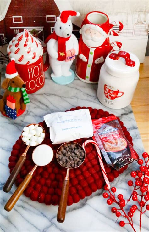 Diy Hot Cocoa Gift Set Jar Easy Homemade Idea Fitty Foodlicious