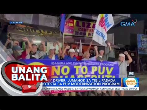 Ilang Jeepney Driver Lumahok Sa Tigil Pasada Bilang Protesta Sa Puv