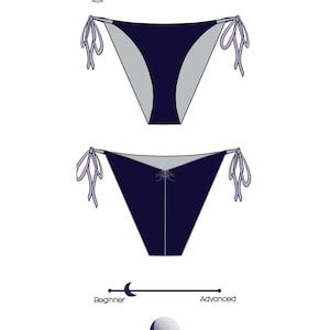 Bikini Bottom Pattern Bundle Diy Bikini Pdf Sewing Pattern Etsy