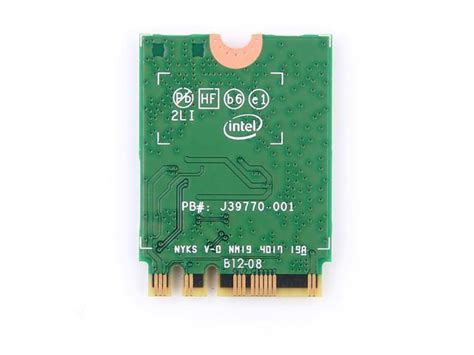 Intel 9260NGW 2.4G/5G 300Mbps+1730Mbps 160 MHz Channels Bluetooth 5.0 ...