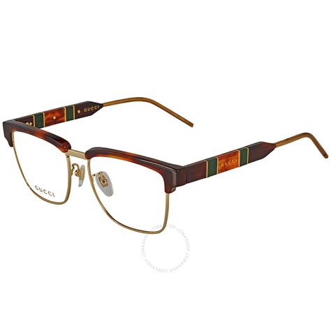 Gucci Demo Browline Mens Eyeglasses Gg0605o 005 52 889652255828 Eyeglasses Jomashop