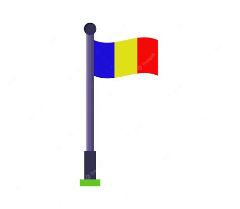 Premium Vector | Romania flag