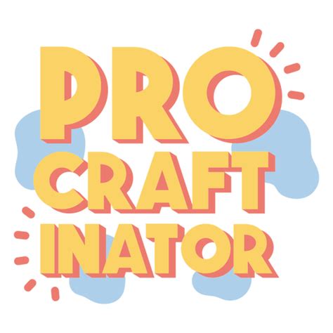 Pro Craft Inator Badge Png And Svg Design For T Shirts