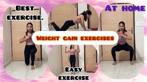 Weight Gain Exercises Gain Weight Exercises At Home Toned