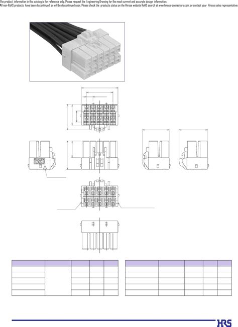 DF7 Series Datasheet by Hirose Electric Co Ltd | Digi-Key Electronics