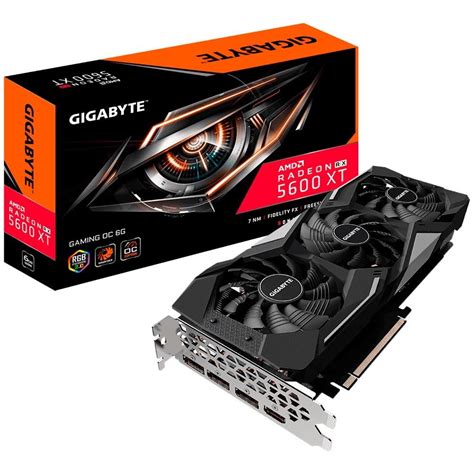 Placa De V Deo Gigabyte Amd Radeon Rx Xt Gaming Oc Gb Gddr