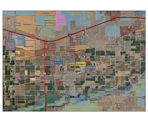 Arizona Agricultural Farm Map