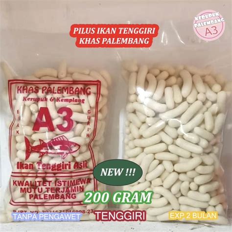 Jual Pilus Ikan Tenggiri Getas Kecil Ikan Tenggiri Snack Kerupuk Krupuk