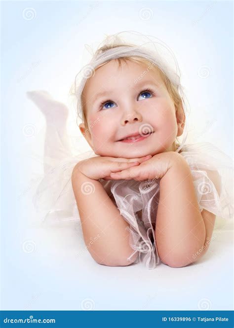 Angel With Blue Eyes Royalty Free Stock Image - Image: 16339896