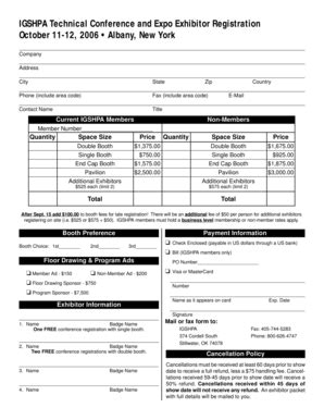 Fillable Online Igshpa Okstate Exhibitor Reg Form Igshpa Igshpa