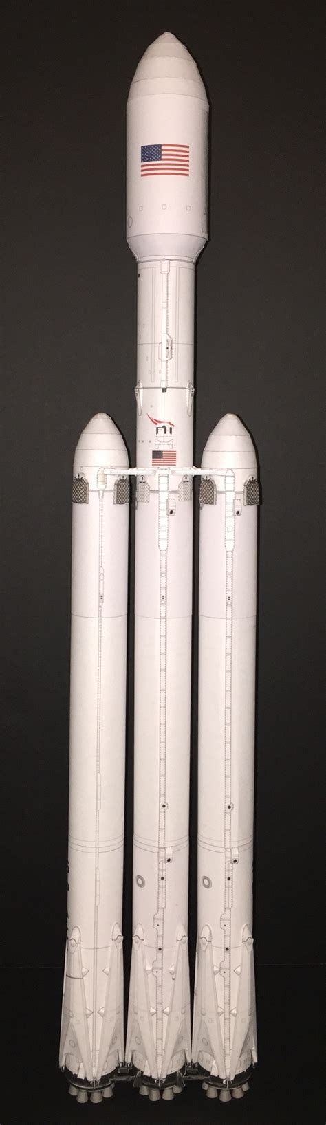 Falcon 9 Axm Paper Space Scale