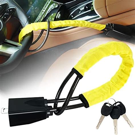 Amazon Car Steering Wheel Lock Seat Belt Lock Anti Theft Device