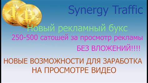 Synergy Traffic Новые возможности заработка на просмотре видео YouTube