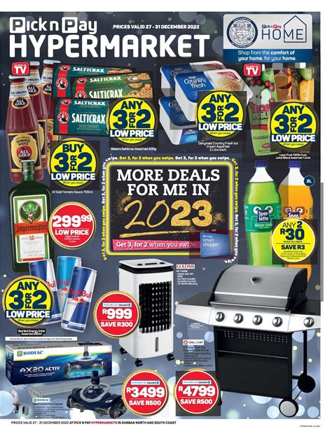 Pnp Specials Hyper 27 Dec 2022 Pick N Pay Catalogue Sa 2022