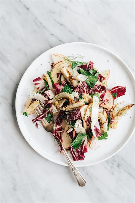 Roasted Fennel Salad with Apple and Radicchio | Our Salty Kitchen