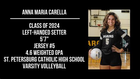 Anna Maria Carella Setter St Petersburg Catholic Hs Varsity