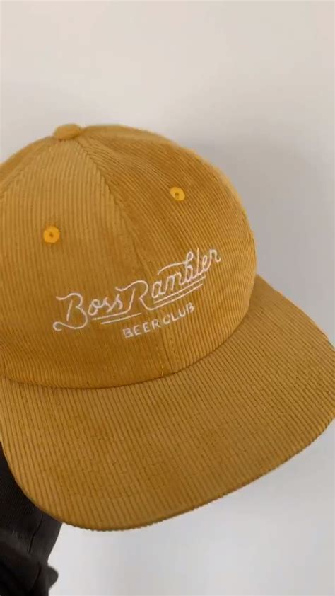 Custom Made Mustard Corduroy Hat Artofit