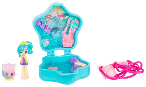 Shopkins Mini Doll Playset Toy Lil Secrets Secret Locket Rock Pool Swim School 2 Pack