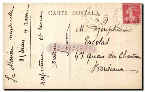 Carte Postale Ancienne Evian Les Bains Etablisement Thermal Et Savoy