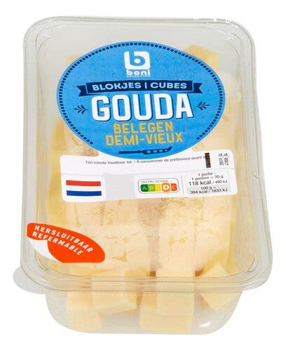 Boni Gouda Belegen Blokjes Colruyt