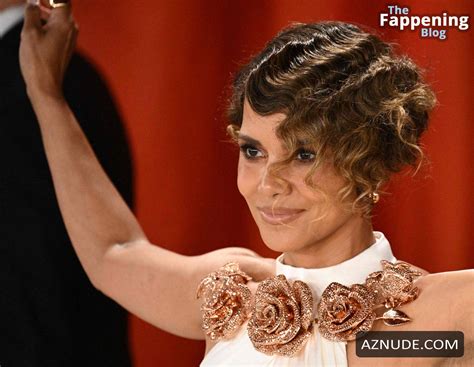 Halle Berry Sexy Shows Off Her Hot Legs Wearing A Gorgeous White Dress At The Th Annual