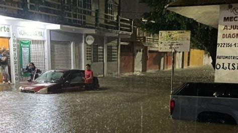 Lluvias Inundan Calles Y Viviendas De Minatitlán La Madrugada De Este