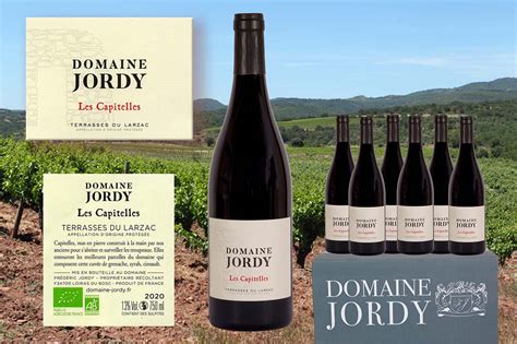 Domaine Jordy Rouge Les Capitelles 2020 Carton De 6 Bouteilles