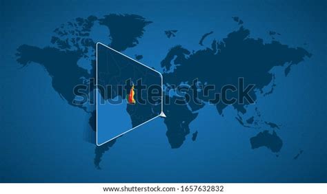 Detailed World Map Pinned Enlarged Map เวกเตอร์สต็อก ปลอดค่าลิขสิทธิ์ 1657632832 Shutterstock