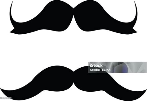 Mustache Stock Illustration Download Image Now Adult Barber Black Color Istock