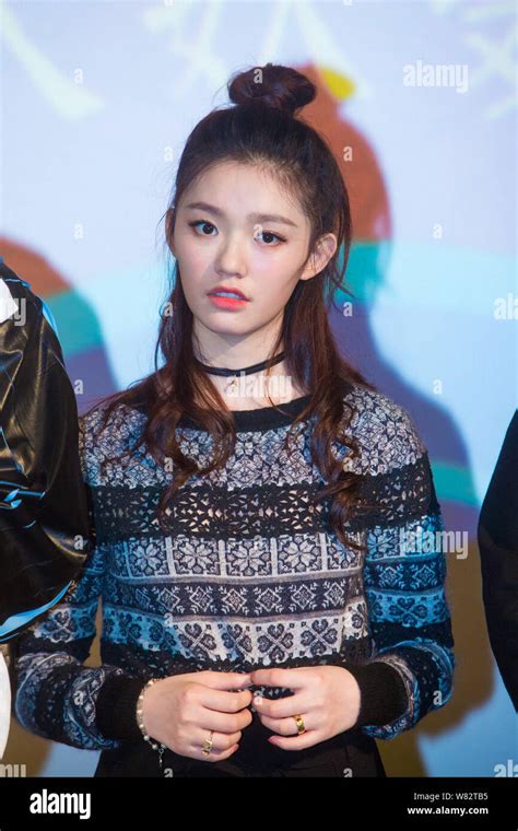 Chinese Actress Jelly Lin Or Lin Yun Attends A Promotional Event For Her New Movie Journey To