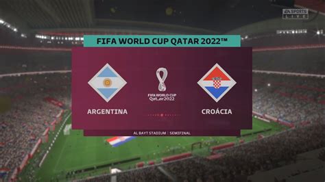 Fifa 23 Copa Do Mundo Qatar 2022 Semifinal Argentina X Croácia 4k Assistir Youtube