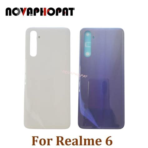 Realme 6 Battery Back Cover Back Rear Door Housing Case Cover