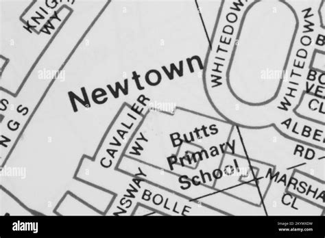 Newtown map hi-res stock photography and images - Alamy