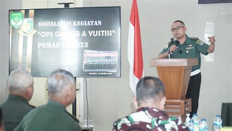 Pomdam Gelar Sosialisasi Operasi Gaktib Dan Yustisi Bisnistoday