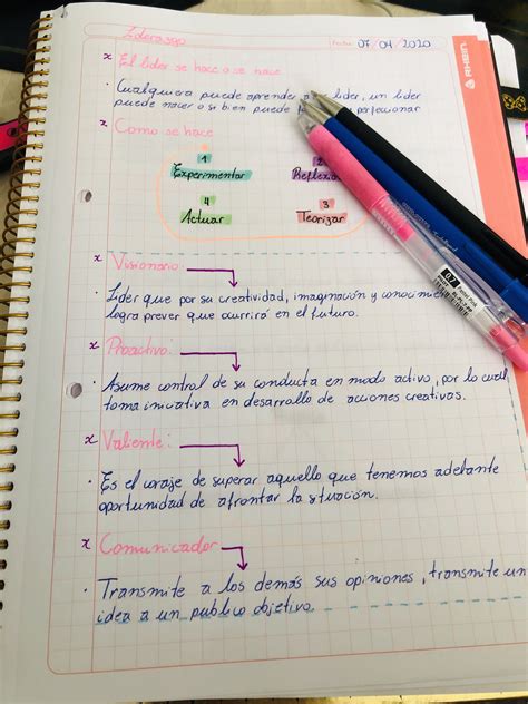 Ideas para organizar tu cuaderno