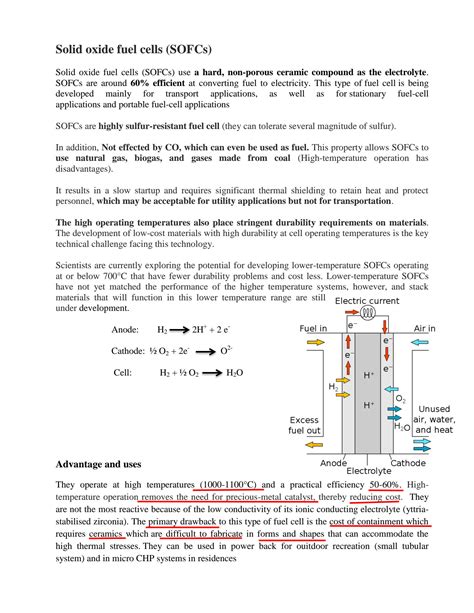 Solution Fuel Cell Types Studypool