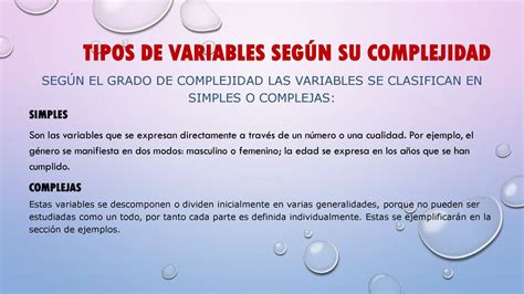 CARACTERIZACION DE VARIABLES Ppt Descargar