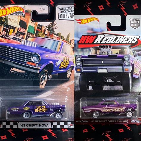 Hot Wheels Mercury Comet Cyclone HW Redliners Car Culture Premium Box Hotwheels Chevy Nova