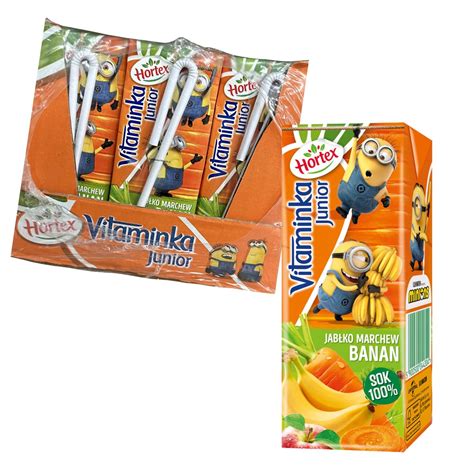 Hortex Vitaminka Junior Jab Ko Marchew Banan Sok Szt X Ml Inna