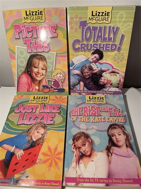 Lot of 4 Lizzie McGuire Children's Chapter Book Disney Tween Girl