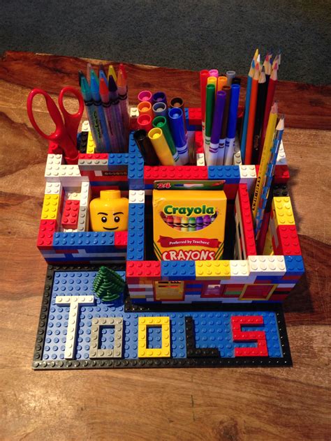 Lego Pencil And School Supply Organizer Desk Lego For Kids Lego