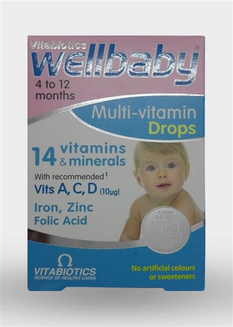 Wellbaby Multi Vitamin Drops 4 To 12 Months Available In Pakistan