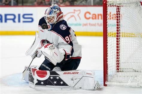 Merzlikins gets his groove back in Columbus Blue Jackets' OT loss to ...