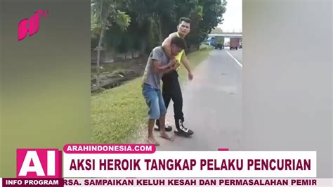 Aksi Heroik Personel Pol Airud Tangkap Pelaku Pencurian Di Tol YouTube